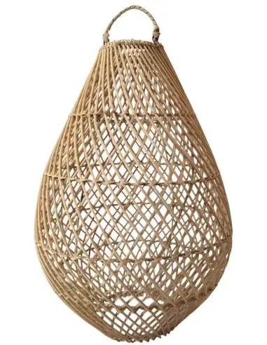 Suspension Scandinave "Svea" en rotin 45x30cm