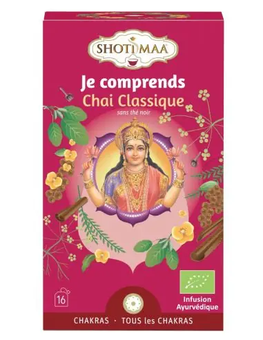 Infusion Ayurvédique Bio Tous Chakras Je Comprends - Classic Chai | Shoti Maa Chakras