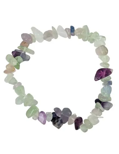 Bracelet baroque Fluorite multicolore