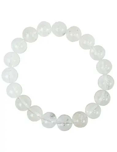Bracelet Cristal de Roche | Boules 10mm