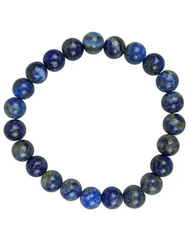 Bracelet en Lapis Lazuli d'Afghanistan AAA | Boules 8mm
