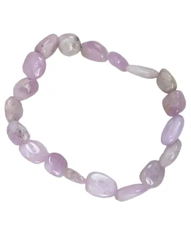 Bracelet Kunzite AAA | Mini pierres roulées
