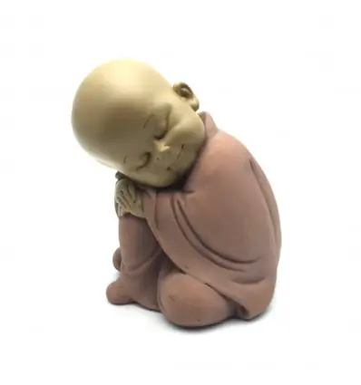 Statuette Bébé Bouddha penseur 12cm.