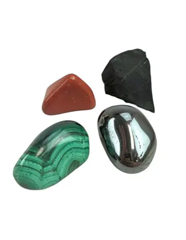 Pack Lithothérapie "Force et Vigueur" - Assortiment de pierres naturelles