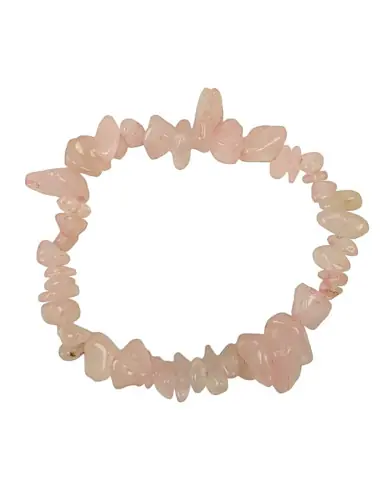 Bracelet baroque Quartz rose | Perles moyennes