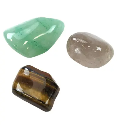 Pack Lithothérapie "Confiance en soi" - Assortiment de 3 pierres naturelles