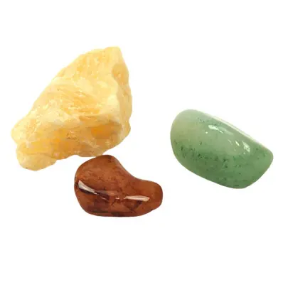 Pack Lithothérapie "Créativité" - Assortiment de 3 pierres naturelles
