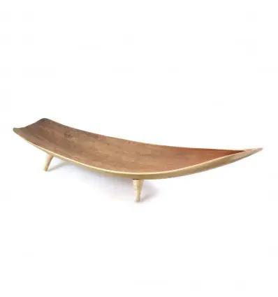 Déco de table en feuille de cocotier - centre de Table ethnique chic.
