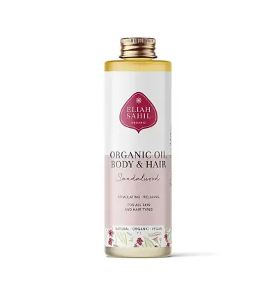 Huile de Soin bio Peau et Cheveux au Bois de Santal 100ml | Eliah Sahil