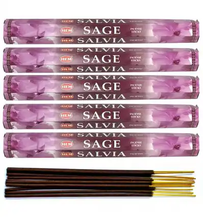 Encens Sauge. Lot de 100 bâtons | HEM
