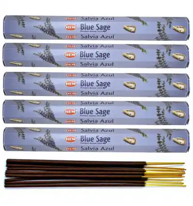Encens Sauge Bleue. Lot de 100 bâtons | HEM