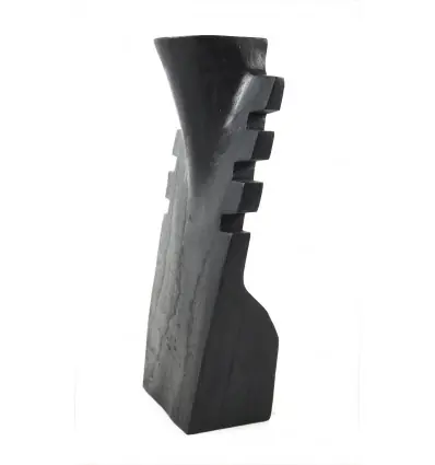 Présentoir en bois pour colliers et pendentifs 25cm | Finition "Noir Ébène"