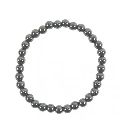 Bracelet en Hématite | Boules 6mm