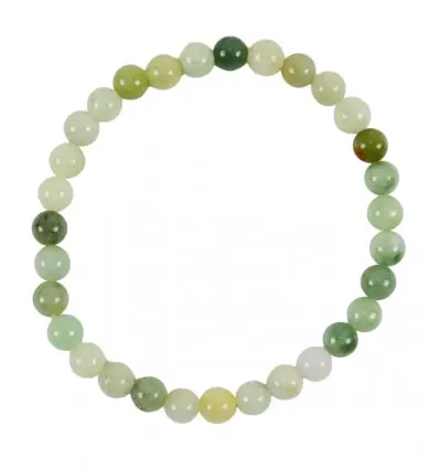 Bracelet en Jade Néphrite | Boules 6mm