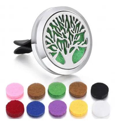 Diffuseur de parfum pour voiture à clipser + 10 buvards | Arbre enchanté