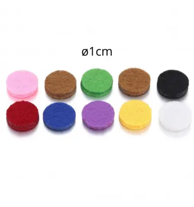 Lot de 10 recharges multicolores ø1cm pour diffuseurs de parfum