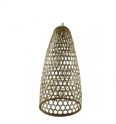Suspension en rotin et bambou 53cm modèle Jimbaran - Création artisanale