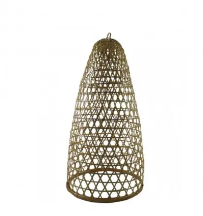 Suspension en rotin et bambou 57cm modèle Jimbaran - Création artisanale