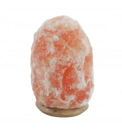 Lampe en cristal de sel de l'Himalaya 23/29cm (4 à 6kg)