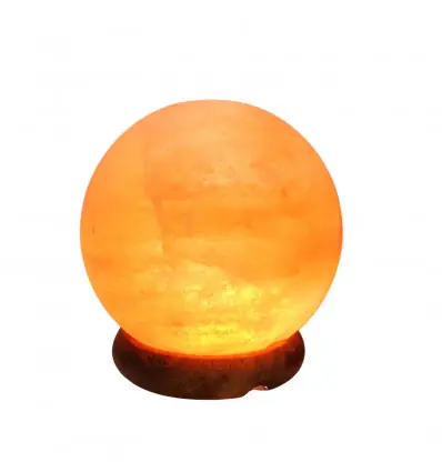 Lampe Sphère USB en cristal de sel de l'Himalaya