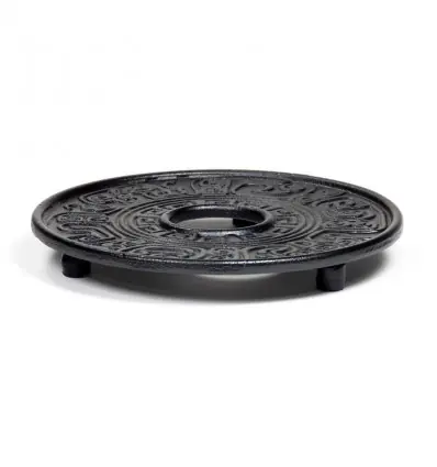 Dessous de plat en fonte Noire pour théière Tetsubin - Style Japonais