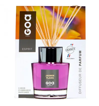 Goatier Esprit Jasmin Ylang - Diffuseur de Parfum à tiges de rotin Goa - 200ml