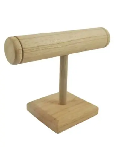 Présentoir / Rangement en bois pour bracelets et montres | Finition Bois brut naturel
