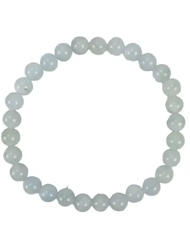 Bracelet Aigue Marine | Boules 6mm