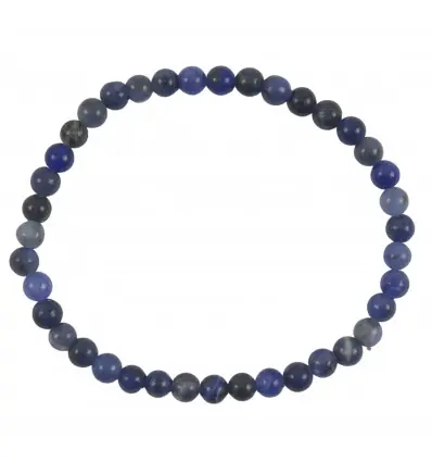 Bracelet en Sodalite | Boules 4mm