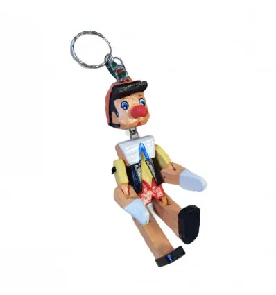 Porte-clé Pinocchio en Bois