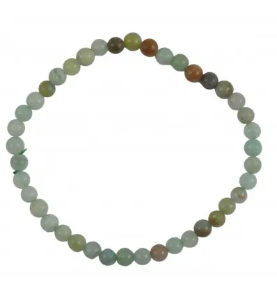 Bracelet Amazonite | Boules 4mm