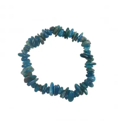 Bracelet baroque Apatite Bleue
