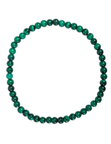 Bracelet Malachite | Boules 4mm