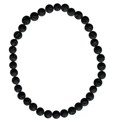 Bracelet Pierre de lave | Boules 4mm