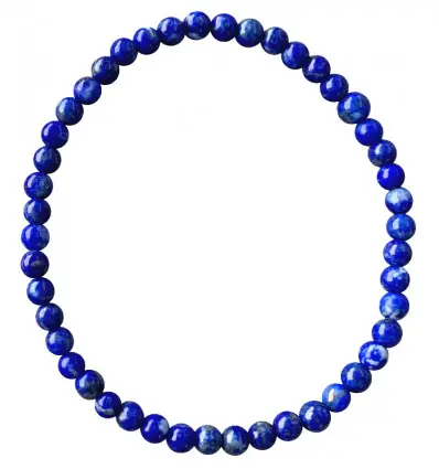 Bracelet Lapis Lazuli | Boules 4mm