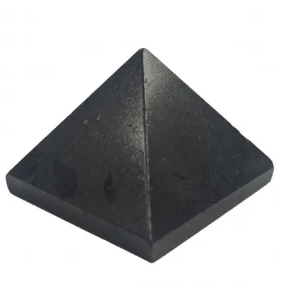 Pyramide de Tourmaline noire polie 2x2cm