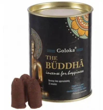 Boîte de 24 cônes d'encens Backflow Buddha | Goloka