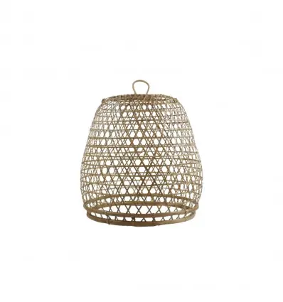 Suspension en rotin et bambou 28cm modèle Legian - Création faite à la main