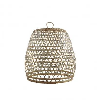 Suspension en rotin et bambou 35cm modèle Legian - Création faite à la main
