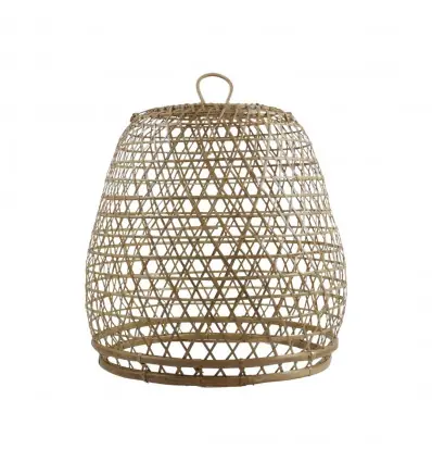 Suspension en rotin et bambou 43cm modèle Legian - Création faite à la main