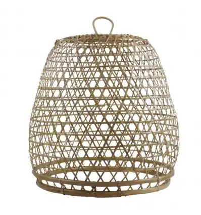 Suspension en rotin et bambou 60cm modèle Legian - Création faite à la main