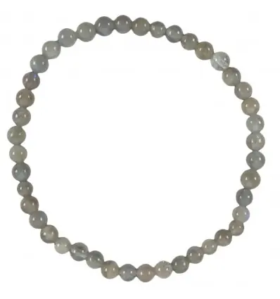 Bracelet Labradorite de Madagascar | Boules 4mm