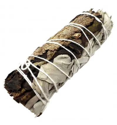 Bâton de fumigation Sauge Blanche & Sauge Noire Armoise - Smudge +/- 30g
