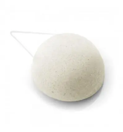 Éponge Konjac Classique 100% naturelle - Tous Types de Peaux