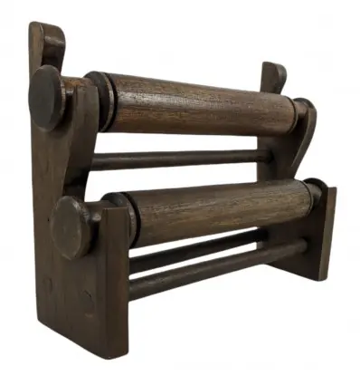 Déclassé - Porte-bracelets et montres 2 joncs en Bois chocolat