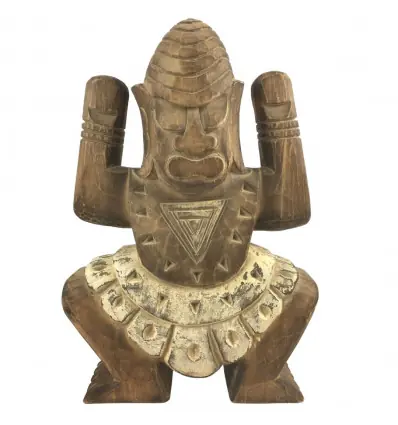 Totem d'Immunité "Koh Wua Ta Lap" en bois 30cm