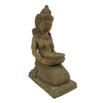 Statue Déesse Lakshmi en Pierre 43cm