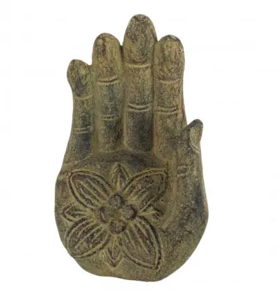 Statuette "Main de Bouddha" en Pierre 15cm