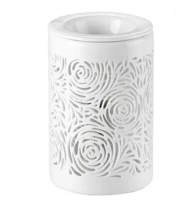 Diffuseur à chaleur douce "Calorya Jardin de Roses" pour fondants et huiles parfumées