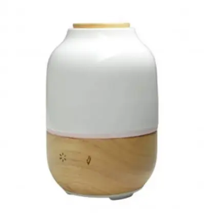Diffuseur Ultrasonique "Purisia" pour Huiles Essentielles en Bois et Céramique